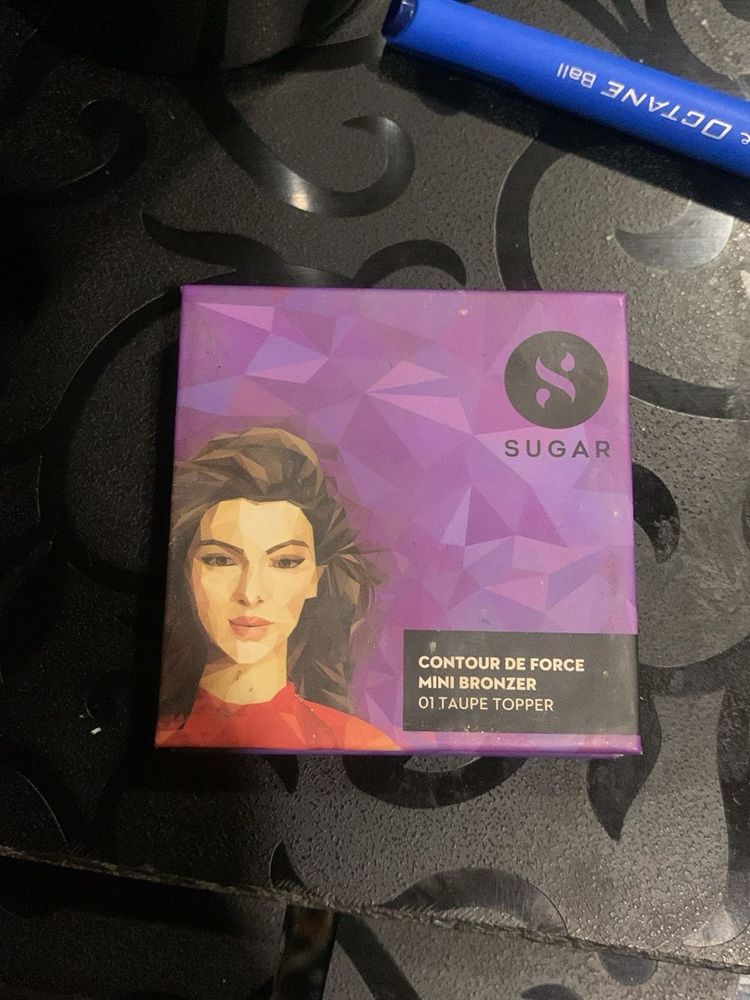 Sugar Contour De Force Mini Bronzer - Taupe Topper