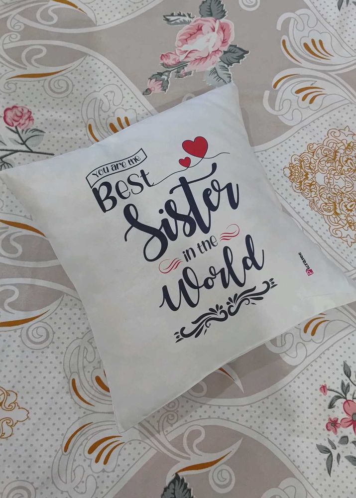 Best Sister Cushion Cover