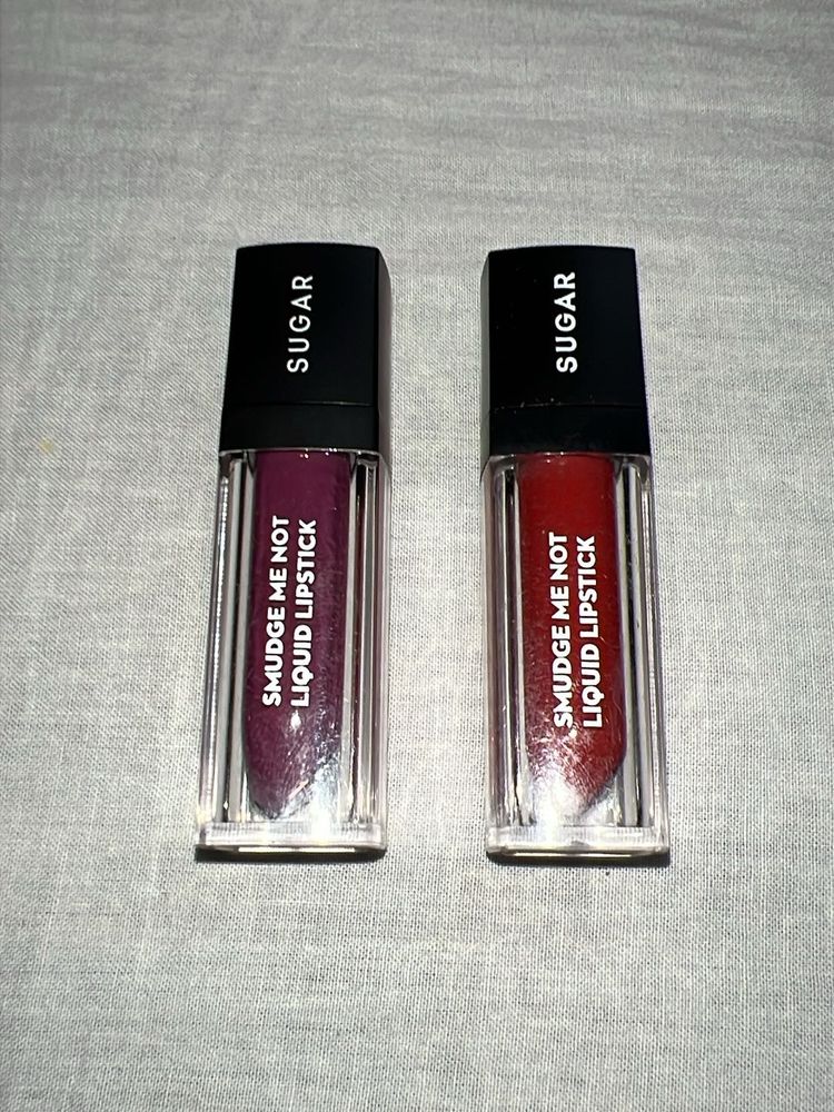 SUGAR Smudge Me Not Liquid Lipstick Duo