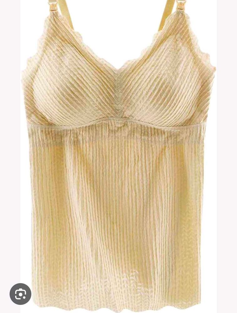 Lace Trim night spaghetti top with bottom