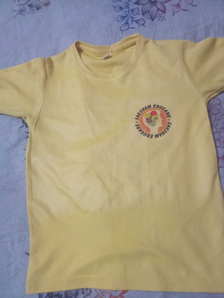 abacus Yellow Graphic T-Shirt