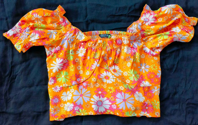 Floral Crop Top