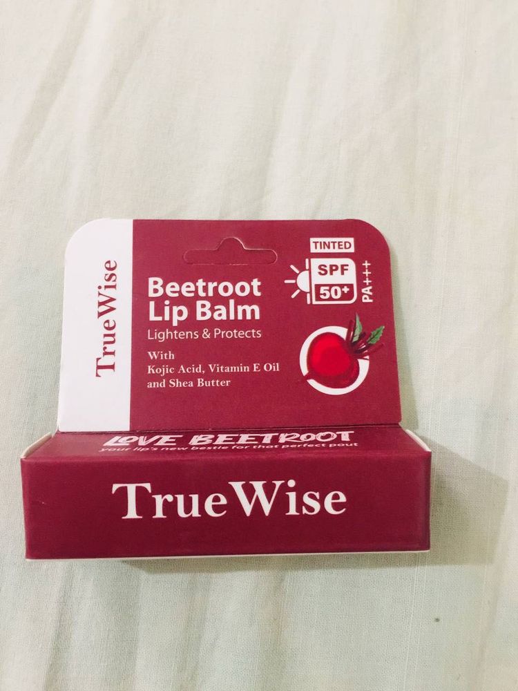 True Wise Beetroot Lip Balm SPF 50+❤️