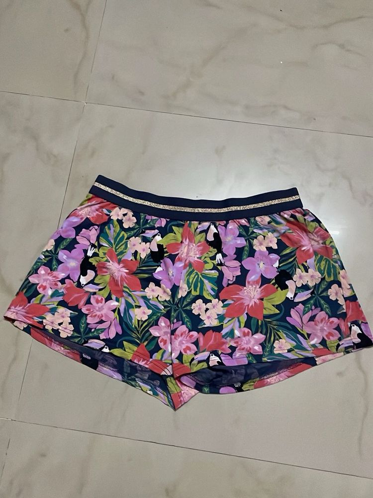 Floral Print Shorts