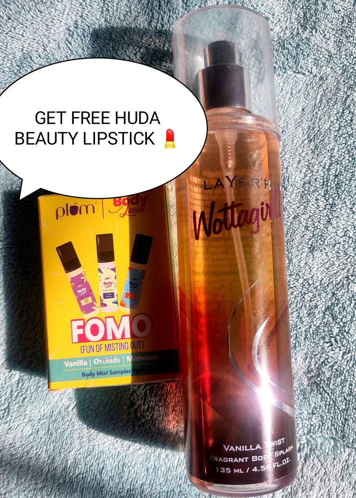 Combo Wottagirl &amp; 3mini Plum Perfume