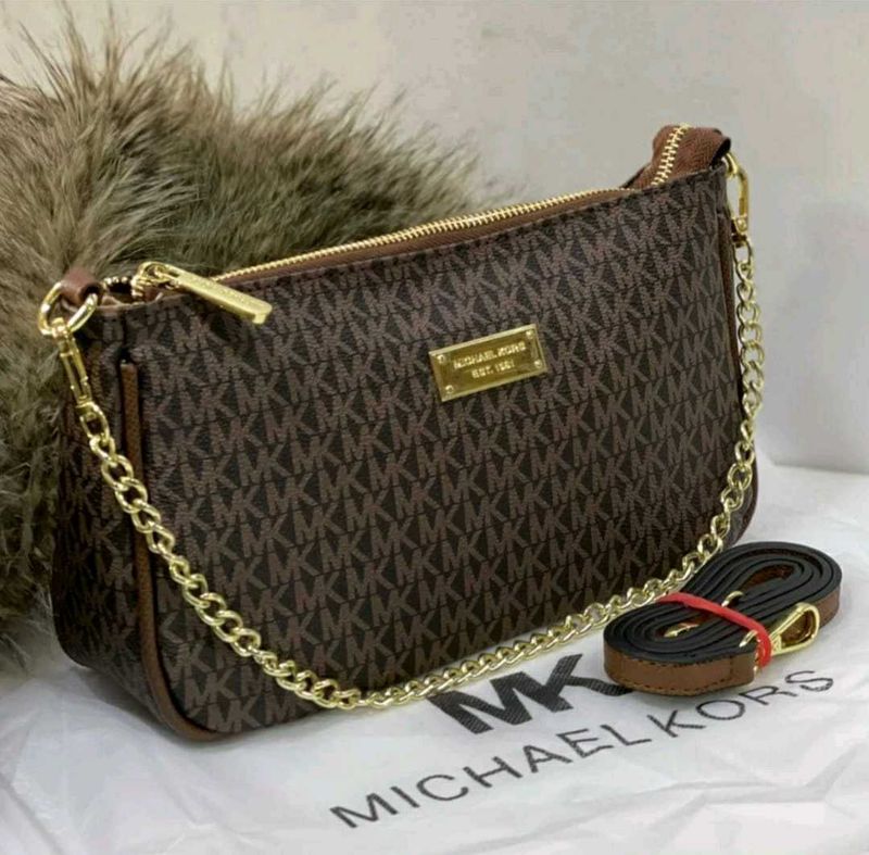 Michael Kors Monogram Crossbody Bag