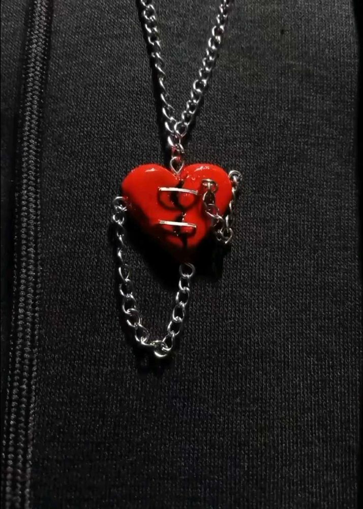 Chained Broken Heart Goth Grunge Emo Cyberpunk