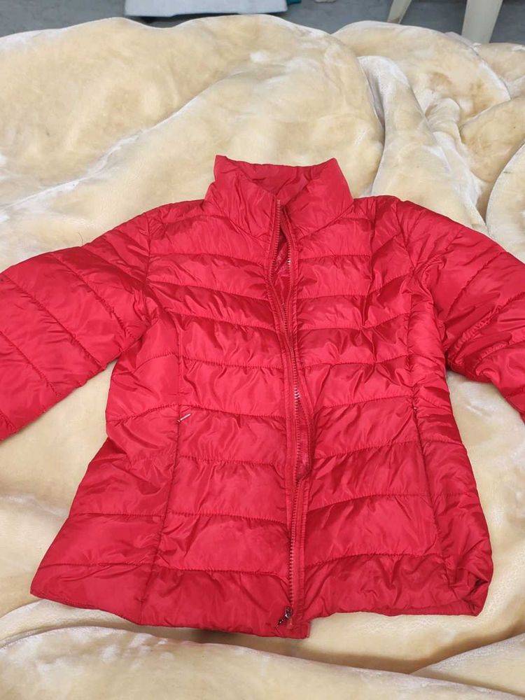Red Puffer Jacket