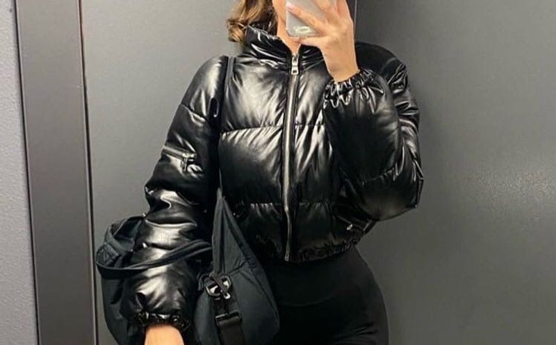 Black Puffer Jacket ✨