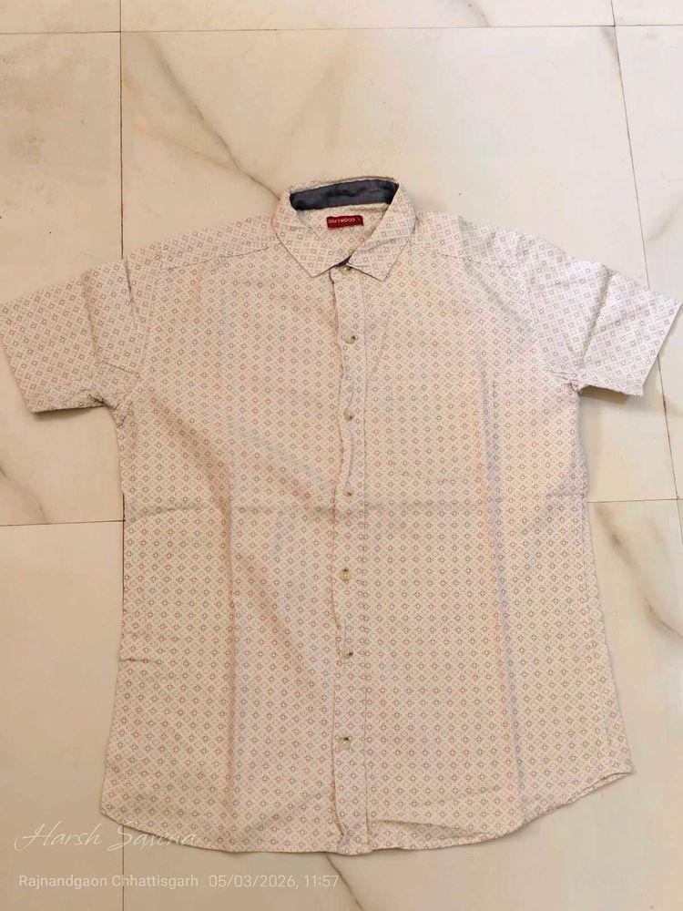 Men's Short Sleeve Printed Shirt