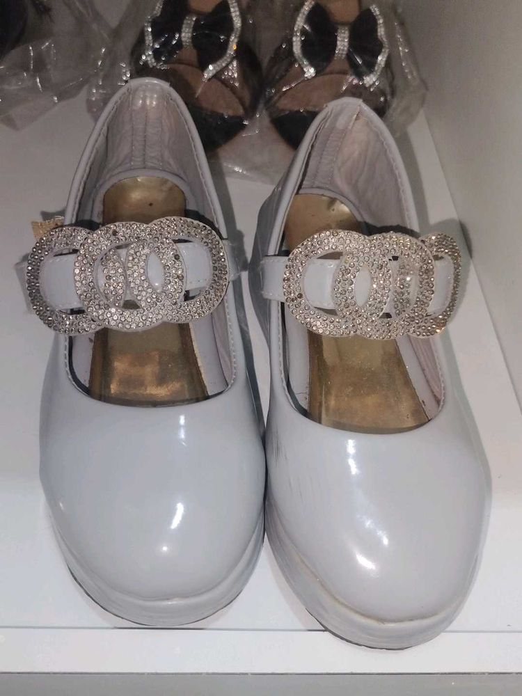 Sparkly Embellished Mary Jane Heels