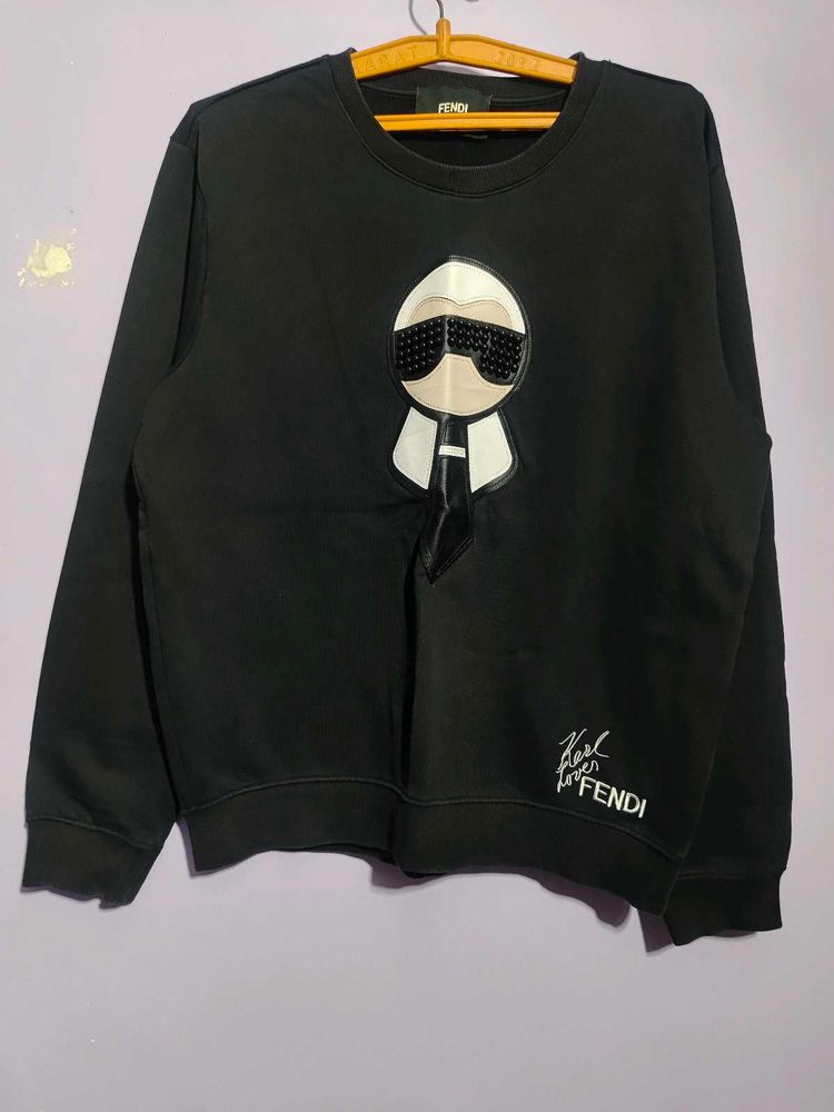 Fendi Karl Lagerfeld Graphic Sweatshirt