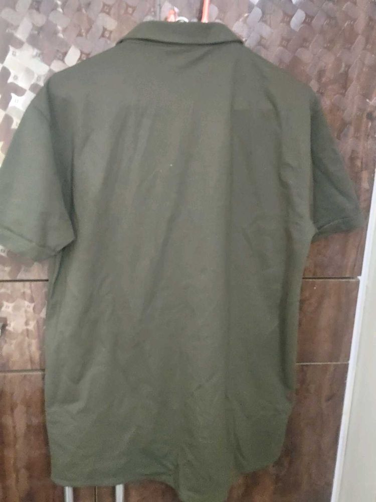 Classic Olive Green Polo Shirt