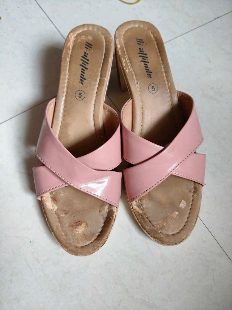 Pink Hi-attitude Heels