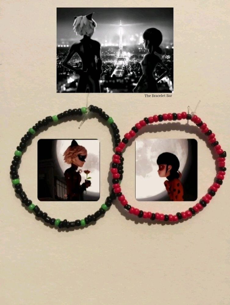 Miraculous Ladybug Themed Bracelets