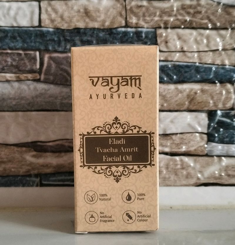 Vayam Ayurveda Eladi Tvacha Amrit Facial Oil