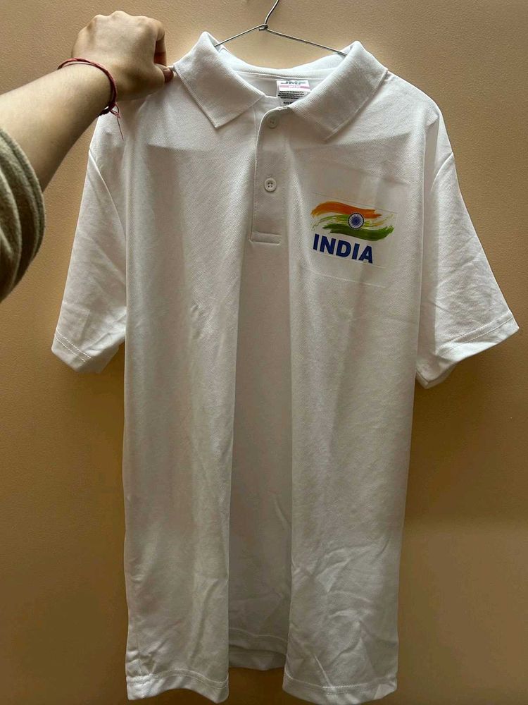 White India Polo T-Shirt