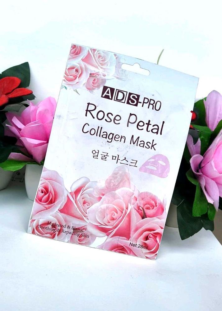 ADS-PRO Rose Petal Collagen Mask
