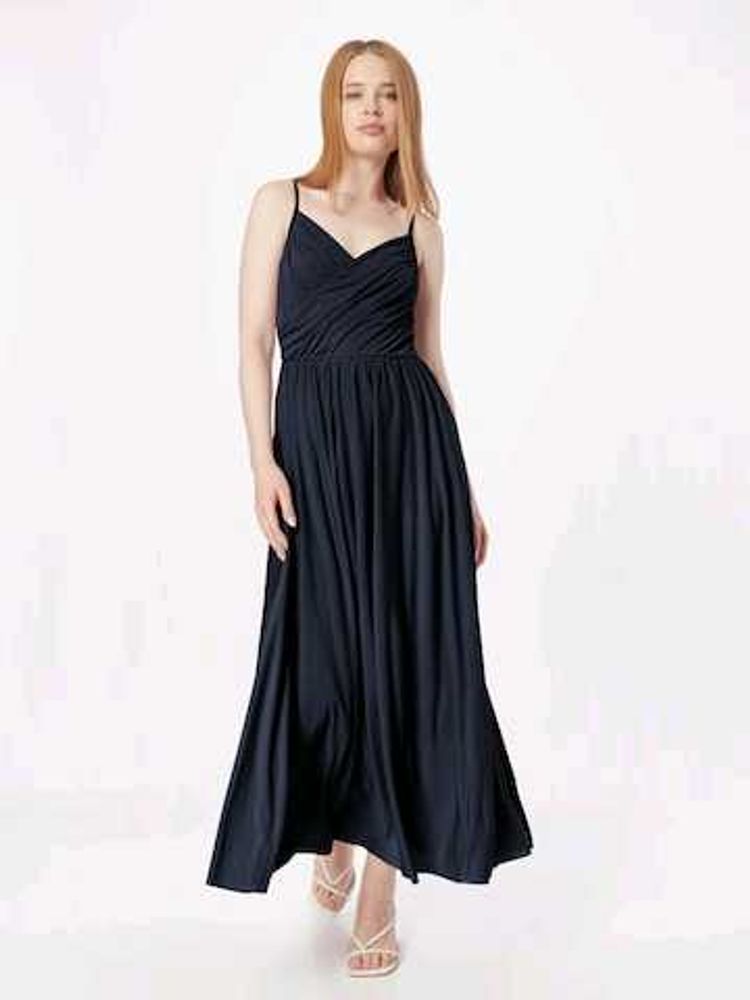 Elegant Black Maxi Dress for Women – Sleeveless Sp