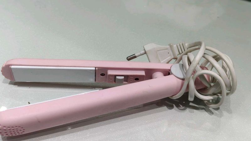 Pink Mini Hair Straightener