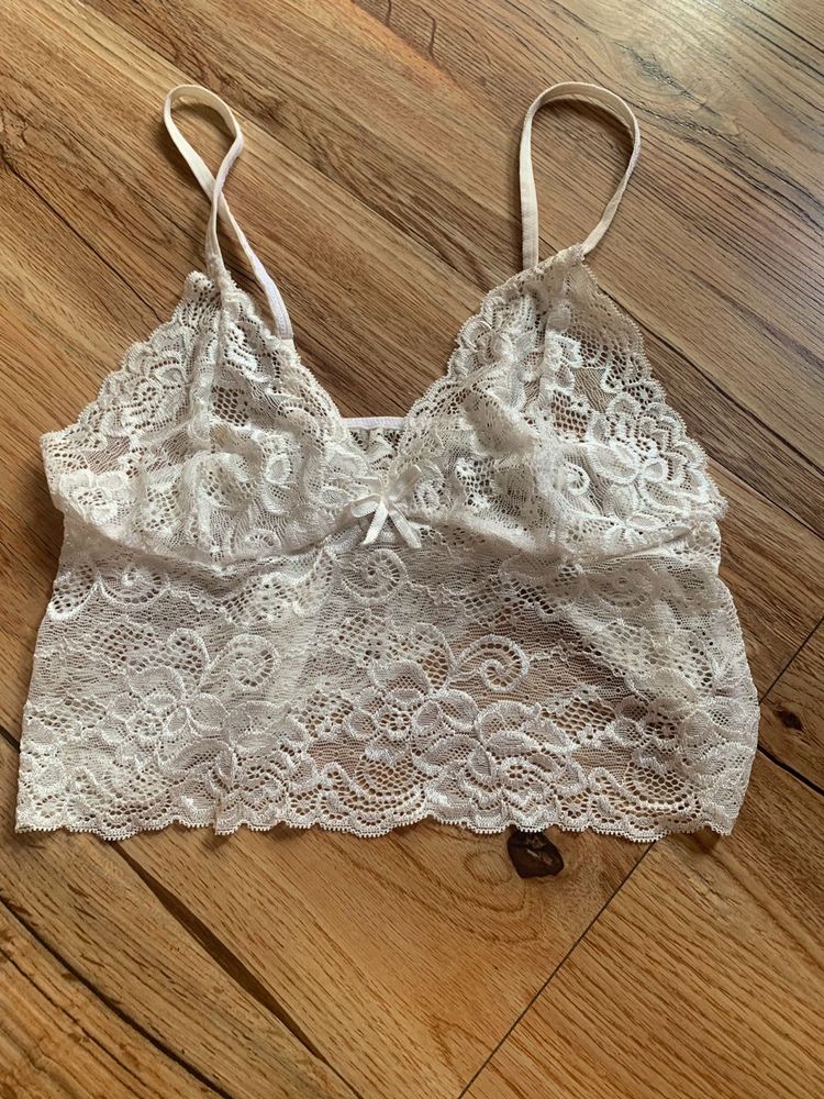 White Lace Cami Tank Top