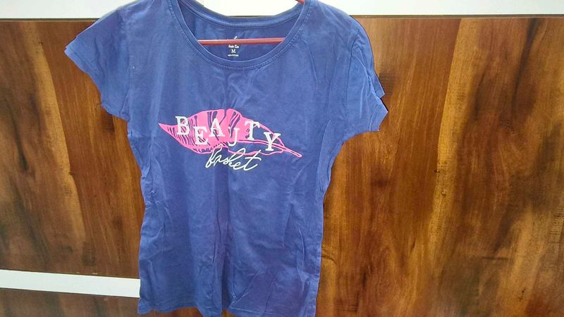 Blue Graphic T-Shirt