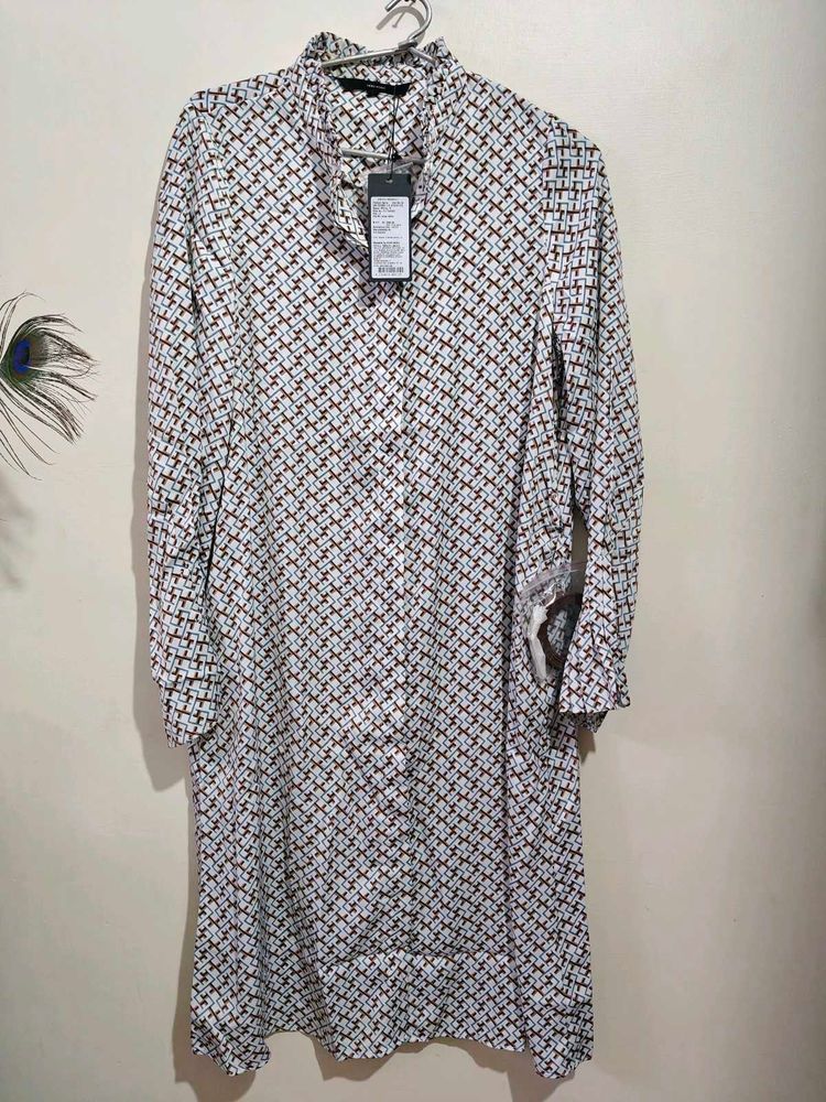 VERO MODA Patterned Shirt Dress