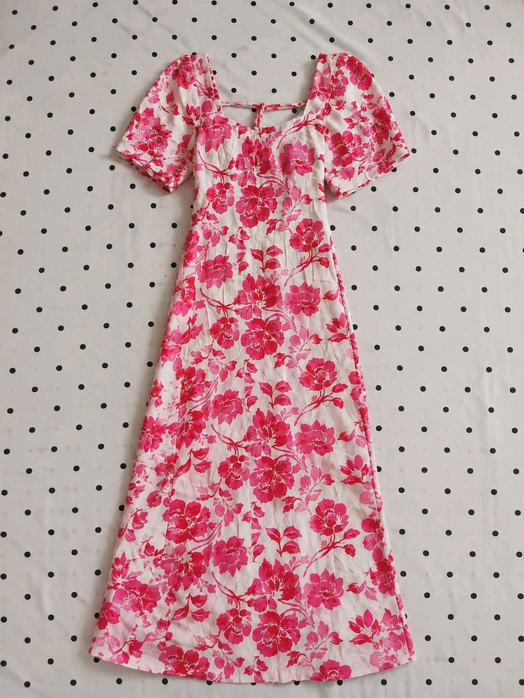 Floral Print Maxi Dress
