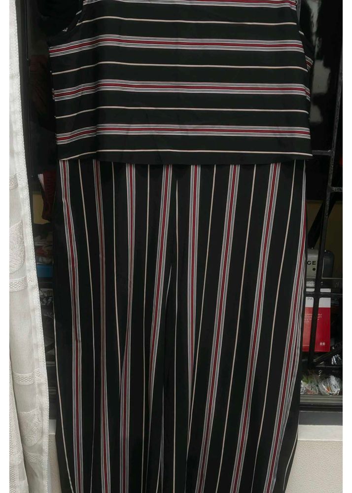 Striped jumpsuit Set