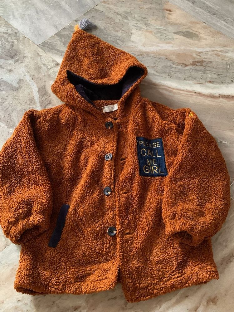 Cozy Hooded Fleece Jacket for Girls