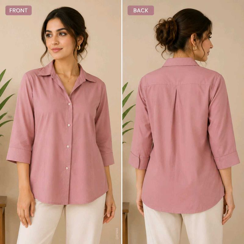 Pink Cotton Shirt