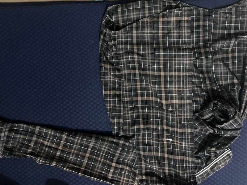 Checked Long Sleeve Shirt