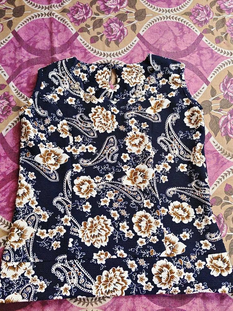 Floral Sleeveless Top