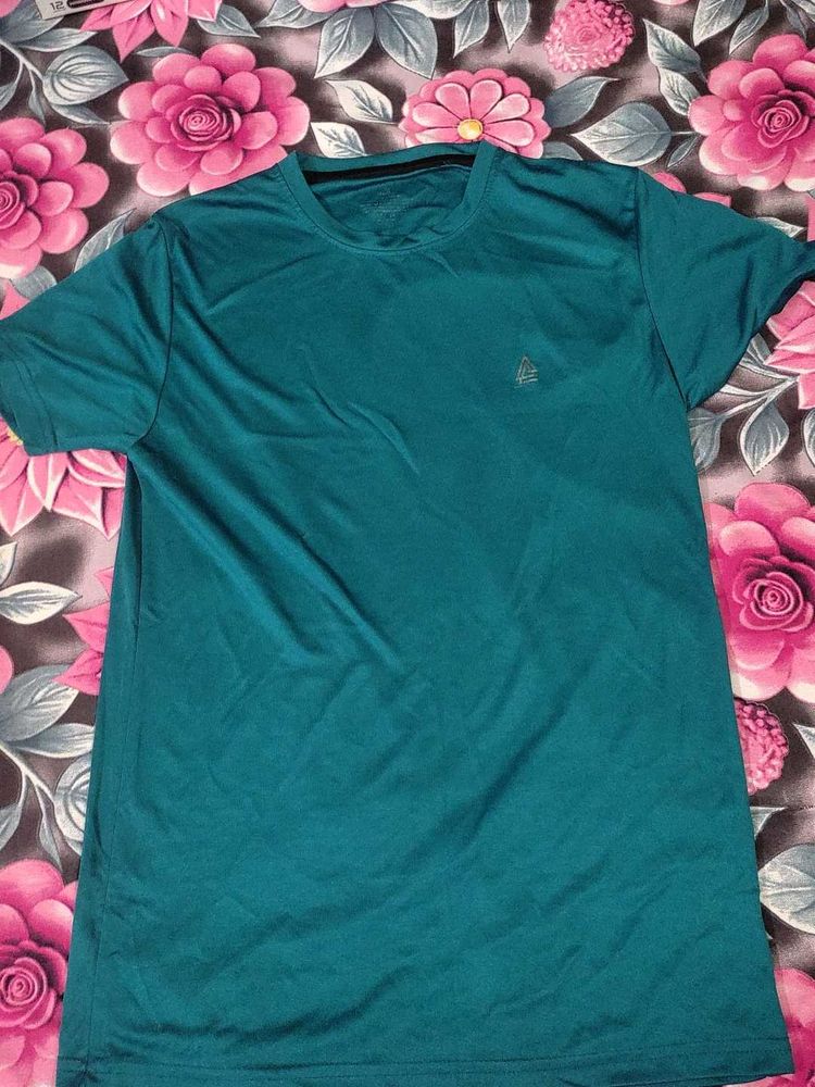 Teal Crew Neck T-Shirt