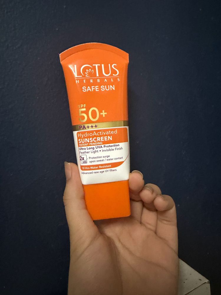 Lotus Herbals Safe Sun SPF 50+ Sunscreen