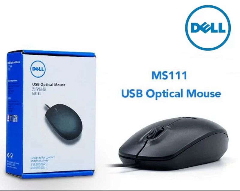 🆕Dell USB 3-Button Optical Mouse-MS111