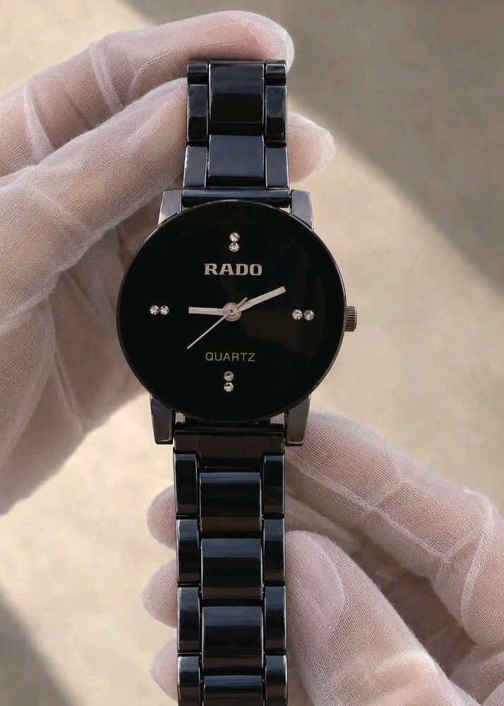 Rado Quartz Elegant Black Dial women's Watch
