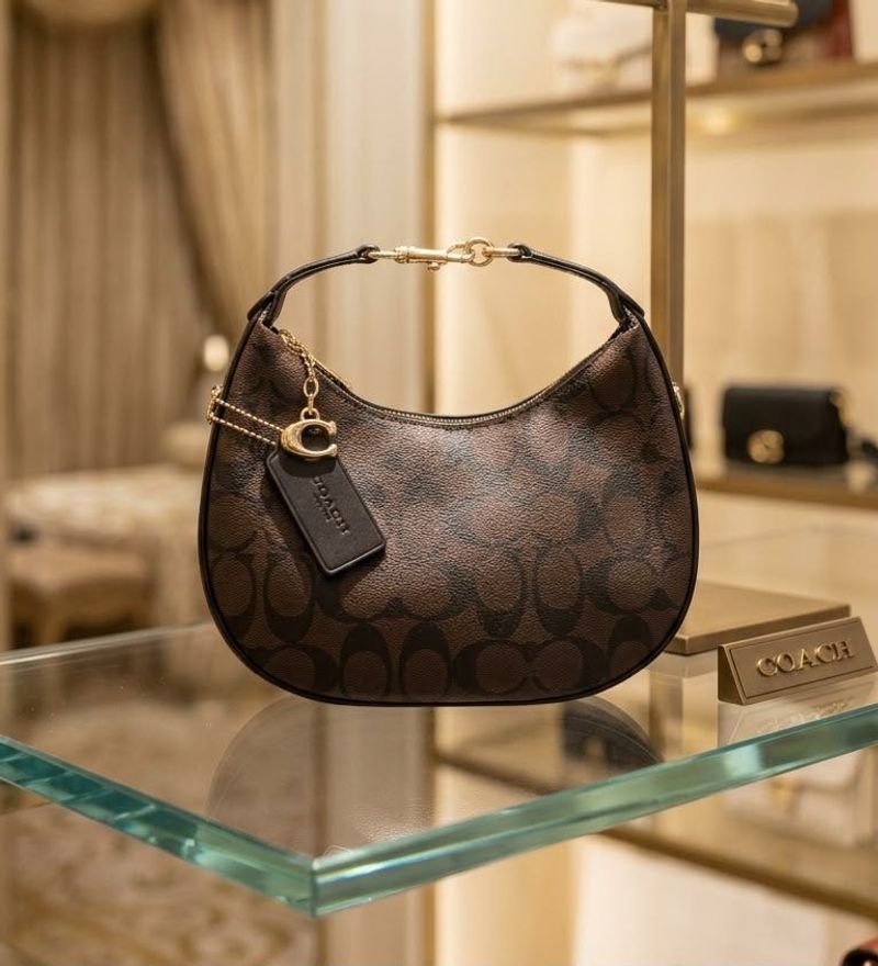Coach Monogram Shoulder Bag