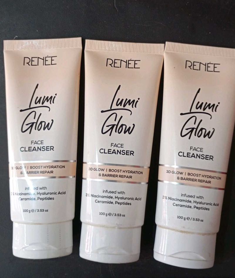 RENEE Lumi Glow Face Cleanser 3-Pack