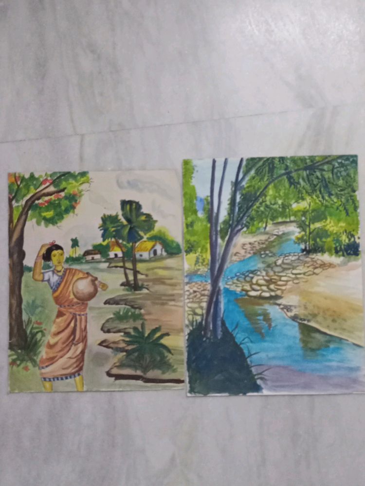 Women In Village And The Forest