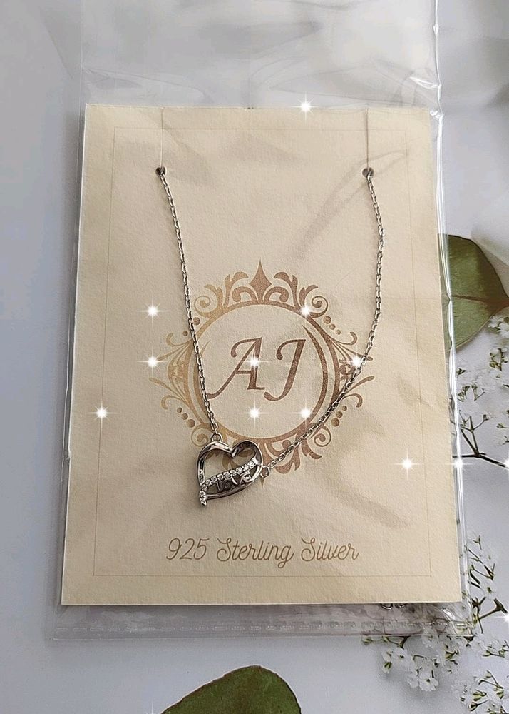 92.5 Silver Necklace For Womens Nd Girls