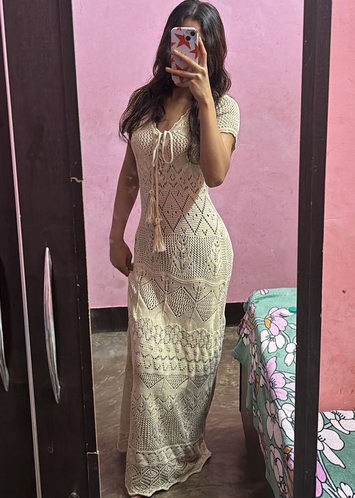 Crochet Maxi Dress