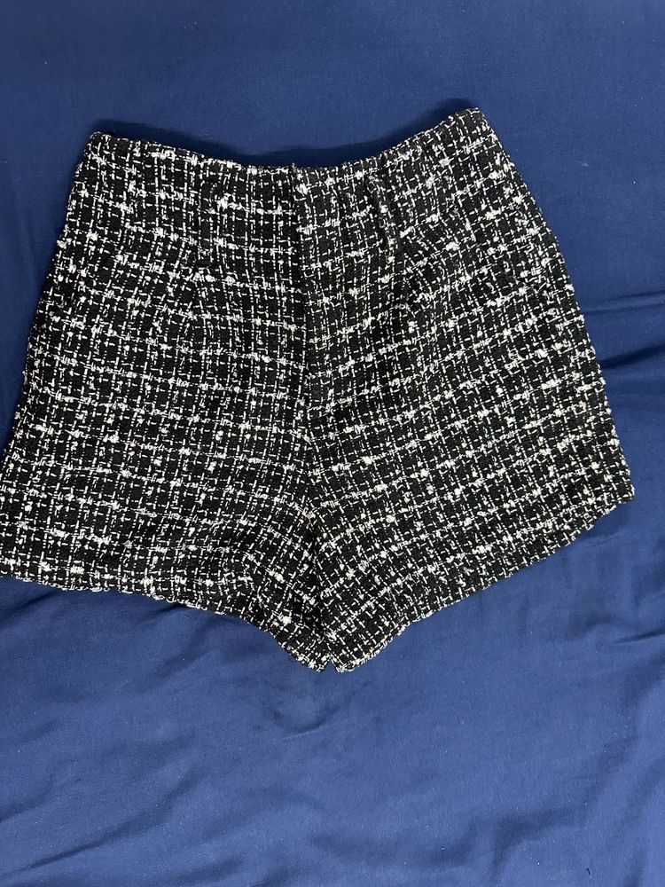 Tweed Shorts