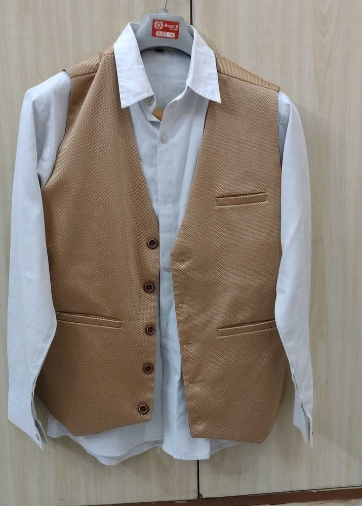 Classic mustard colour suit set