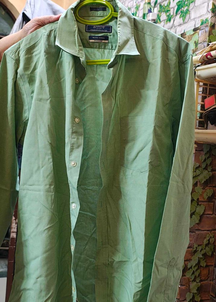 Arrow Green Casual Shirt