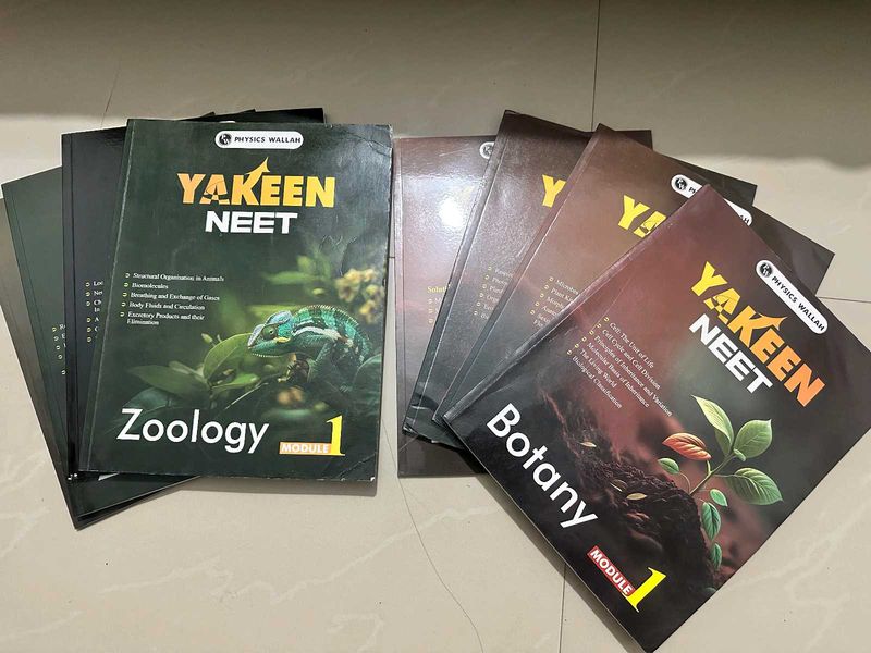 PW Yakeen NEET botany &amp; zoology modules