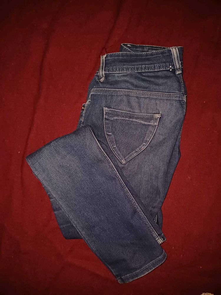 Dark Wash Denim Jeans