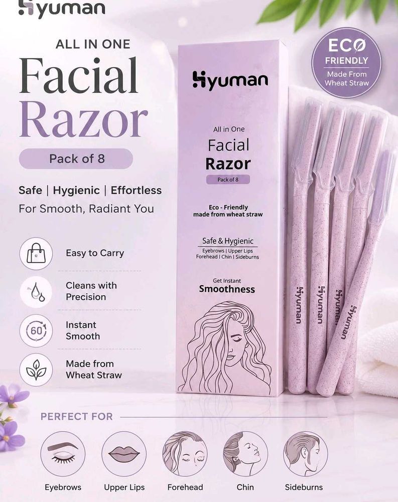 (Sealed)Instant Face Hair Removal razor pack of 8