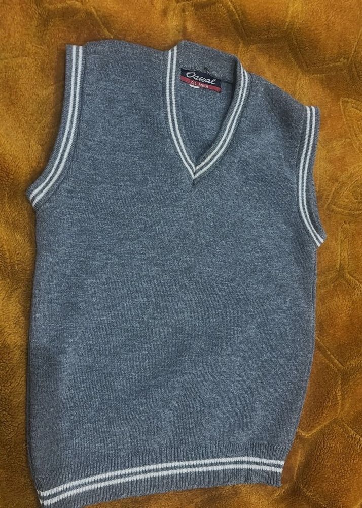 Oswal Grey Sweater Vest