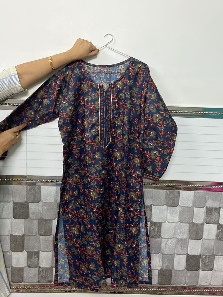 Cotton Printed Kurti For Women